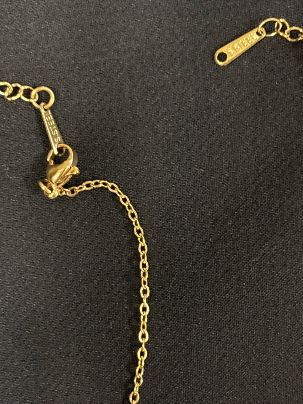 Gold Floral Station Necklace and Bracelet Set - Women Jewelry - Picture 4 of 5